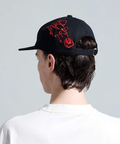 Y-3（ワイスリー）の「Y-3 CHITO GRAPHIC DAD CAP（キャップ・メンズ・ブラック・SMALL/MEDIUM/LARGE）」の6枚目の写真