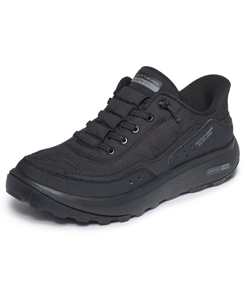 SKECHERS(スケッチャーズ)の「ハンズフリー スリップインズ リラックスドフィット:アーバン エクスプローラー - コージーフィット(スニーカー・レディース・ベージュ/ブラック・23cm/23.5cm/24cm/24.5cm)」の2枚目の写真