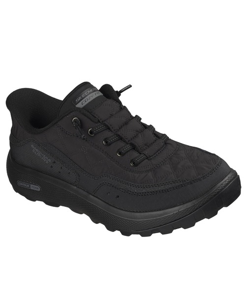 SKECHERS(スケッチャーズ)の「ハンズフリー スリップインズ リラックスドフィット:アーバン エクスプローラー - コージーフィット(スニーカー・レディース・ベージュ/ブラック・23cm/23.5cm/24cm/24.5cm)」の4枚目の写真