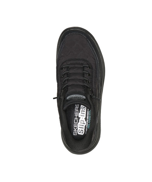 SKECHERS(スケッチャーズ)の「ハンズフリー スリップインズ リラックスドフィット:アーバン エクスプローラー - コージーフィット(スニーカー・レディース・ベージュ/ブラック・23cm/23.5cm/24cm/24.5cm)」の6枚目の写真