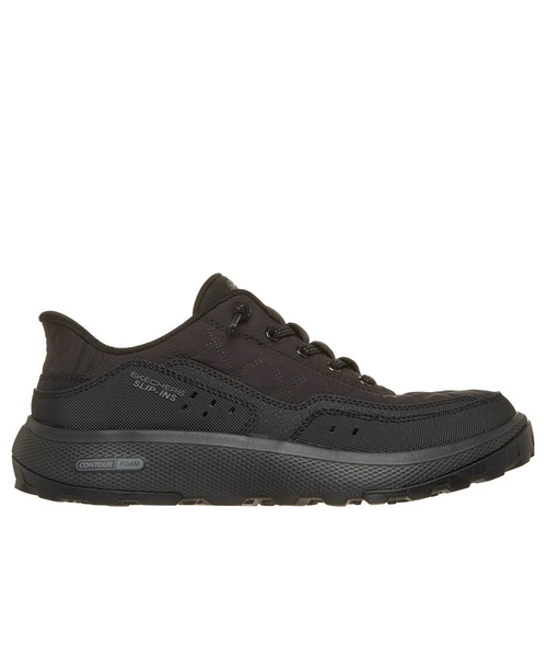 SKECHERS(スケッチャーズ)の「ハンズフリー スリップインズ リラックスドフィット:アーバン エクスプローラー - コージーフィット(スニーカー・レディース・ベージュ/ブラック・23cm/23.5cm/24cm/24.5cm)」の7枚目の写真