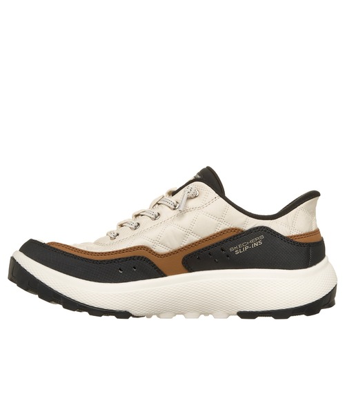 SKECHERS(スケッチャーズ)の「ハンズフリー スリップインズ リラックスドフィット:アーバン エクスプローラー - コージーフィット(スニーカー・レディース・ベージュ/ブラック・23cm/23.5cm/24cm/24.5cm)」の8枚目の写真