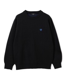 ハート 刺繍 ニット