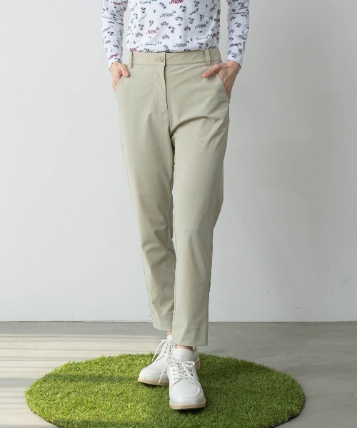 Picone CLUB(ピッコーネクラブ)の「バック裾プリントUV冷感パンツ(その他パンツ・レディース・ライトグレー/ブラック/ベージュ・LL/L/M)」の10枚目の写真