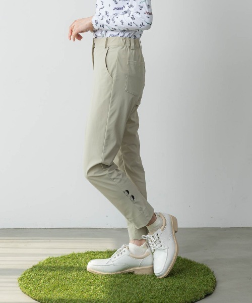 Picone CLUB(ピッコーネクラブ)の「バック裾プリントUV冷感パンツ(その他パンツ・レディース・ライトグレー/ブラック/ベージュ・LL/L/M)」の11枚目の写真
