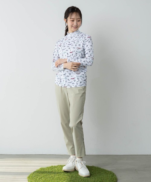 Picone CLUB(ピッコーネクラブ)の「バック裾プリントUV冷感パンツ(その他パンツ・レディース・ライトグレー/ブラック/ベージュ・LL/L/M)」の17枚目の写真