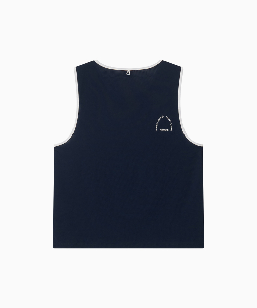MENASOO（ミナス）の「Mesh Runner Club Sleeveless Top_Navy（Tシャツ/カットソー・レディース・ネイビー・S/M）」の14枚目の写真