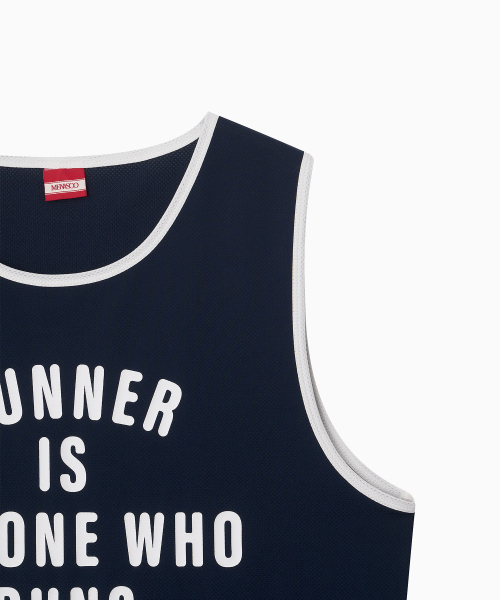 MENASOO（ミナス）の「Mesh Runner Club Sleeveless Top_Navy（Tシャツ/カットソー・レディース・ネイビー・S/M）」の16枚目の写真