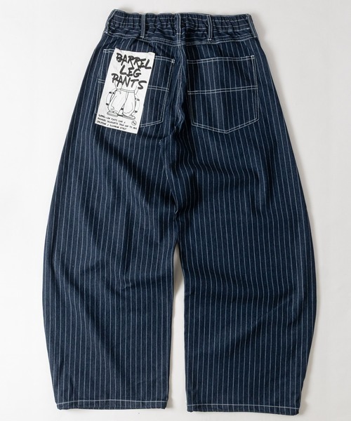 JOHN'S CLOSET(ジョンズクローゼット)の「【31】ヒッコリー バレルレッグワイドパンツ(デニムパンツ・メンズ・ブラック/ネイビー・LARGE/MEDIUM)」の13枚目の写真
