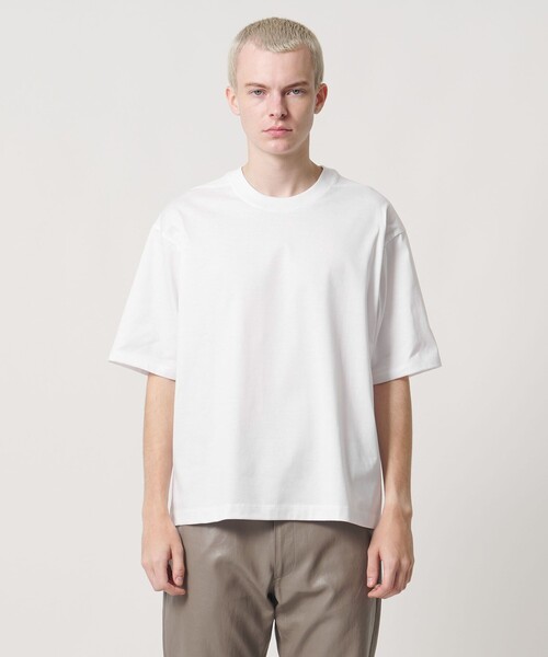 UNITED ARROWS & SONS(ユナイテッドアローズアンドサンズ)の「<UNITED ARROWS & SONS> CTN/COMBI CREW TEE/Tシャツ(Tシャツ/カットソー・メンズ・ダークグレー/ケリーグリーン/ホワイト・S/M/L/XL)」の18枚目の写真