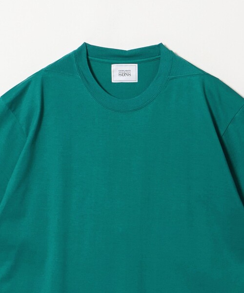 UNITED ARROWS & SONS(ユナイテッドアローズアンドサンズ)の「<UNITED ARROWS & SONS> CTN/COMBI CREW TEE/Tシャツ(Tシャツ/カットソー・メンズ・ダークグレー/ケリーグリーン/ホワイト・S/M/L/XL)」の6枚目の写真