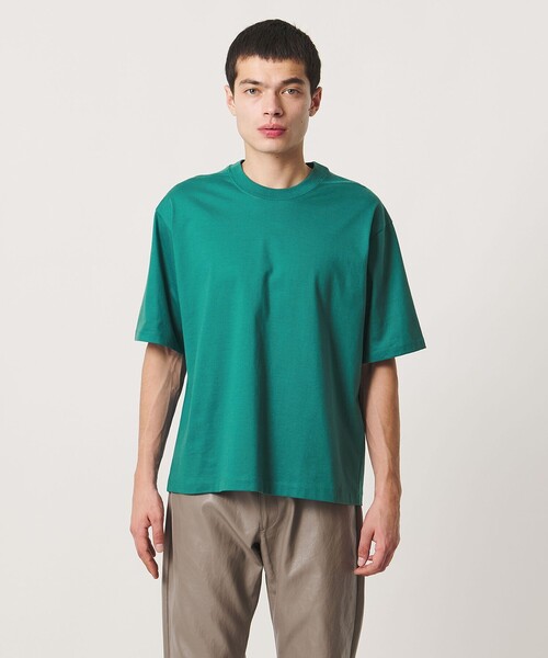 UNITED ARROWS & SONS(ユナイテッドアローズアンドサンズ)の「<UNITED ARROWS & SONS> CTN/COMBI CREW TEE/Tシャツ(Tシャツ/カットソー・メンズ・ダークグレー/ケリーグリーン/ホワイト・S/M/L/XL)」の20枚目の写真