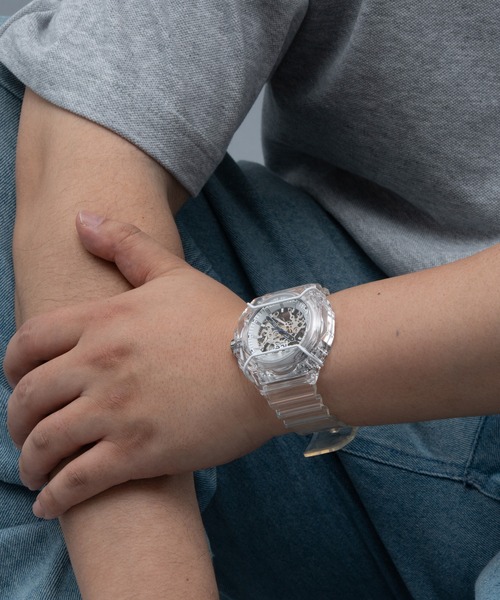 ICE WATCH(アイスウォッチ)の「「Ice-Watch アイスウォッチ」BEWATCH 2 オートマチック 自動巻き(アナログ腕時計・メンズ・クリア/ブラック/ブルー・FREE)」の11枚目の写真