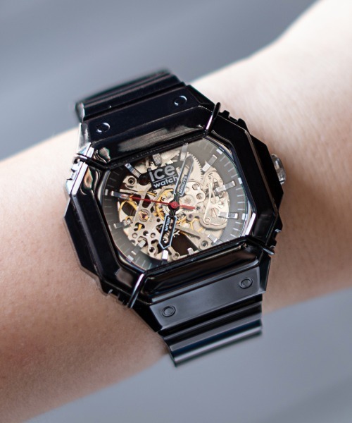 ICE WATCH(アイスウォッチ)の「「Ice-Watch アイスウォッチ」BEWATCH 2 オートマチック 自動巻き(アナログ腕時計・メンズ・クリア/ブラック/ブルー・FREE)」の8枚目の写真