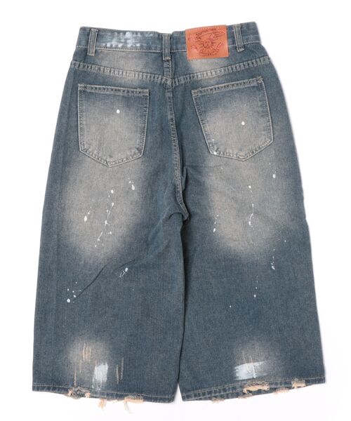 Ritzy（リッツィー）の「ダメージデニム・クロップドパンツ（デニムパンツ・レディース・ブルー・LARGE/MEDIUM）」の10枚目の写真