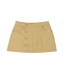 AFB（エーエフビー）の「WMS STUDDED MINI SKIRT（デニムスカート）」