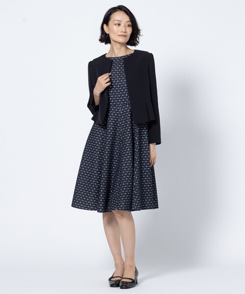 TOCCA(トッカ)の「JACKET FOR LADIES ジャケット(ノーカラージャケット・レディース・ピンク系/アイボリー系・0/2)」の5枚目の写真
