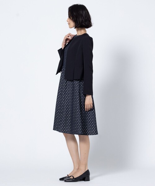 TOCCA(トッカ)の「JACKET FOR LADIES ジャケット(ノーカラージャケット・レディース・ピンク系/アイボリー系・0/2)」の6枚目の写真
