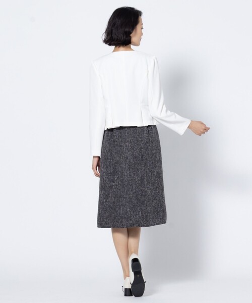 TOCCA(トッカ)の「JACKET FOR LADIES ジャケット(ノーカラージャケット・レディース・ピンク系/アイボリー系・0/2)」の10枚目の写真