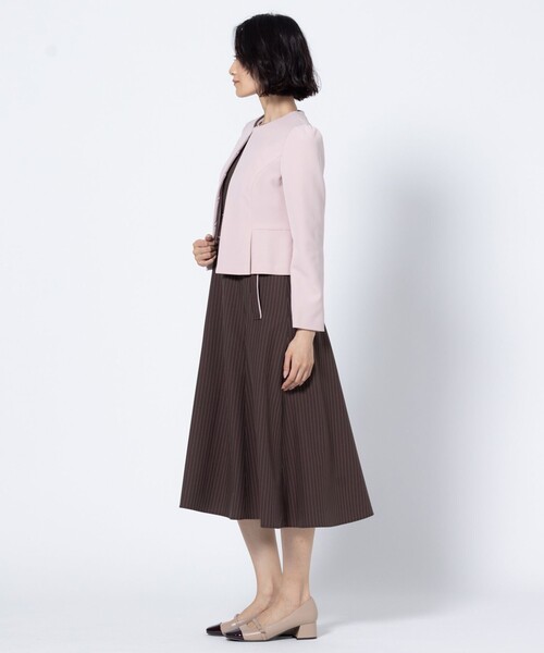 TOCCA(トッカ)の「JACKET FOR LADIES ジャケット(ノーカラージャケット・レディース・ピンク系/アイボリー系・0/2)」の12枚目の写真
