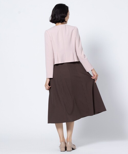 TOCCA(トッカ)の「JACKET FOR LADIES ジャケット(ノーカラージャケット・レディース・ピンク系/アイボリー系・0/2)」の13枚目の写真