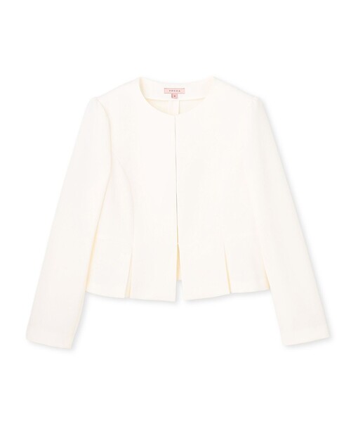TOCCA(トッカ)の「JACKET FOR LADIES ジャケット(ノーカラージャケット・レディース・ピンク系/アイボリー系・0/2)」の14枚目の写真