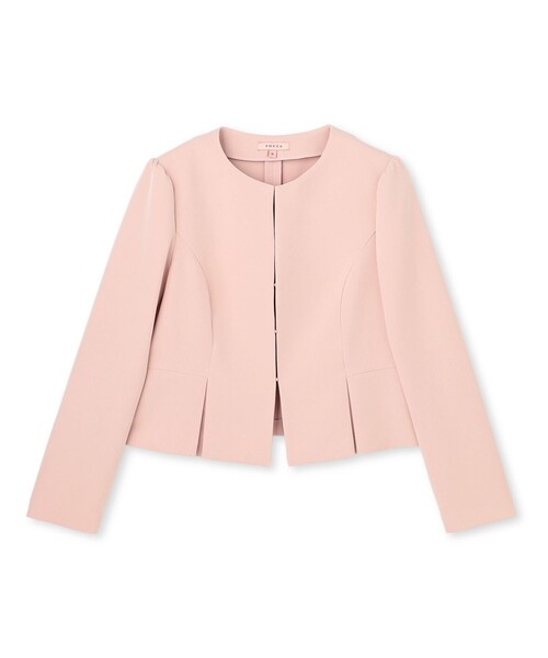 TOCCA(トッカ)の「JACKET FOR LADIES ジャケット(ノーカラージャケット・レディース・ピンク系/アイボリー系・0/2)」の16枚目の写真