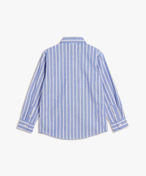 TOMMY HILFIGER（トミーヒルフィガー）の「BOYS ストライプオックスフォードシャツ（シャツ/ブラウス・キッズ・ネイビー・130cm/150cm）」の7枚目の写真