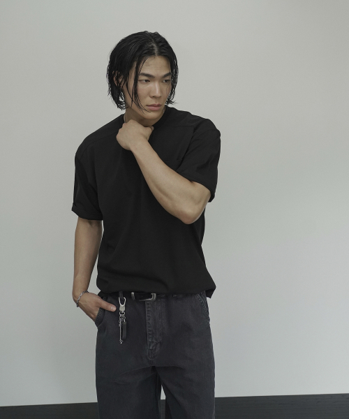 SIIIIDO（シド）の「ARMOR HALF T SHIRT(BLACK)（Tシャツ/カットソー・メンズ・その他・2/3）」の5枚目の写真