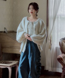 mideal（マイディール）の「spangle knit ensemble   スパンコールニットアンサンブル（アンサンブル）」
