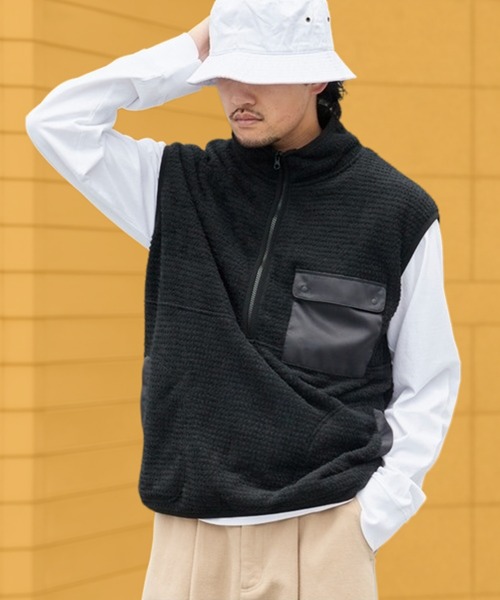 COBMASTER(コブマスター)の「COBMASTER/コブマスター COB ALPHADIRECT VEST ベスト 2026年秋冬 秋服(ベスト・メンズ・ホワイト/ブラック/ネイビー・M/L/L/XL)」の2枚目の写真