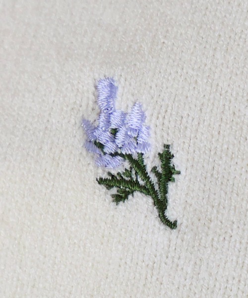tiptop(ティップトップ)の「花刺繍クルーカーディガン(カーディガン/ボレロ・レディース・ネイビー/アイボリー/グレー・FREE)」の15枚目の写真