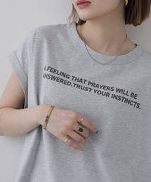 プリントTシャツ ノースリーブ