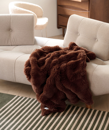journal standard Furniture （ジャーナルスタンダードファニチャー）の「FUR BLANKET S 70X120　フェイクファー ブランケット（ブランケット）」