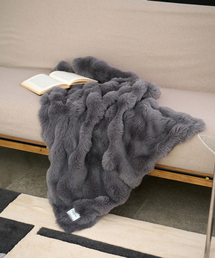 journal standard Furniture （ジャーナルスタンダードファニチャー）の「FUR BLANKET S 70X120　フェイクファー ブランケット（ブランケット）」