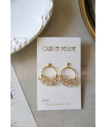 【OURS EN PELUCHE】サークルビーズピアス(MA)