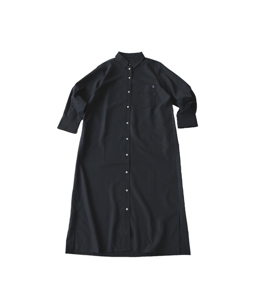 antiqua(アンティカ)の「ストライプ マキシ丈 シャツワンピース(シャツワンピース・レディース・グレー系その他/グレー系その他2・M/MT)」の15枚目の写真