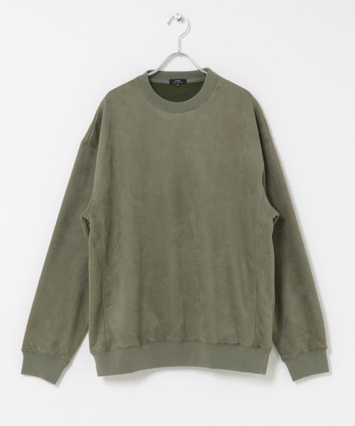 ITEMS URBANRESEARCH（アイテムズ アーバンリサーチ）の「裏フリースF.S. クルーネックプルオーバー（スウェット・メンズ・オリーブ/モカ/ライトベージュ/ブラック・MEDIUM/LARGE）」の16枚目の写真