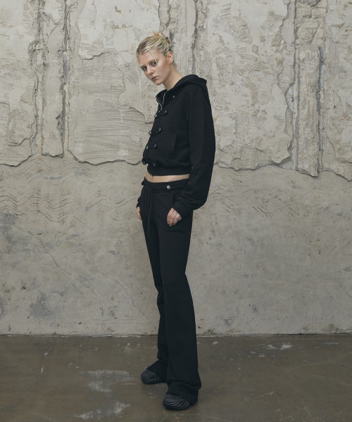 VOONT(ブント)の「Napoleonic Loop Hood Zip-Up (BLACK)(パーカー・レディース・ブラック・OS)」の9枚目の写真