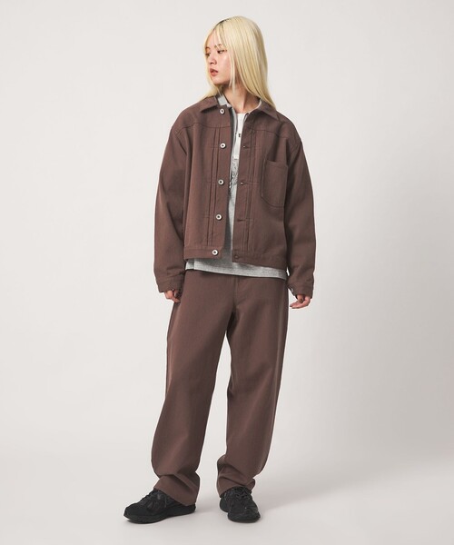 BEAUTY&YOUTH UNITED ARROWS(ビューティーアンドユースユナイテッドアローズ)の「コットン ツイル カーブパンツ(その他パンツ・レディース・ブラウン系/ナチュラル・M/XS/S)」の1枚目の写真