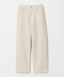 コットン ツイル カーブパンツ