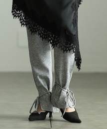 Sawa a la mode（サワアラモード）の「裾リボンリブレギンスパンツ（レギンス/スパッツ）」