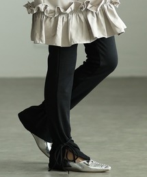 Sawa a la mode（サワアラモード）の「裾リボンリブレギンスパンツ（レギンス/スパッツ）」