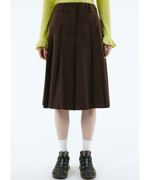 HeRIN.CYE(ヘリンドットサイ)の「flare half pants(その他パンツ・レディース・ブラック/チョコ・38/36)」の10枚目の写真