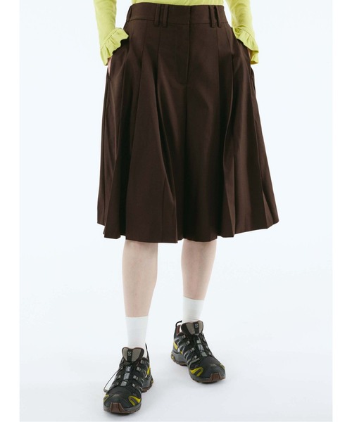 HeRIN.CYE(ヘリンドットサイ)の「flare half pants(その他パンツ・レディース・ブラック/チョコ・38/36)」の16枚目の写真