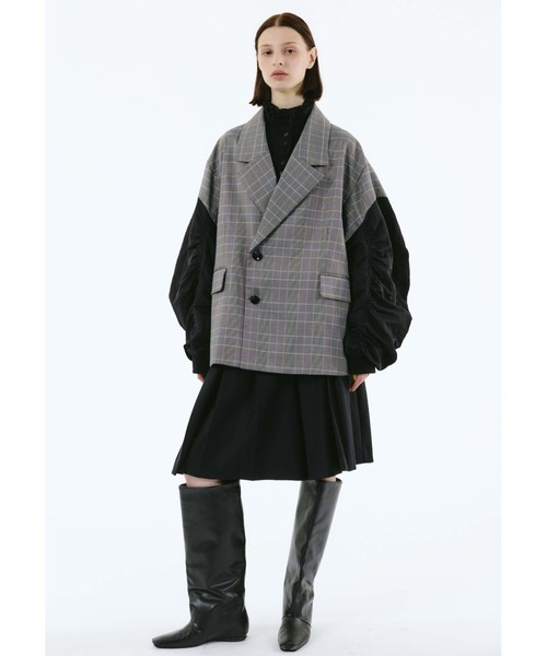 HeRIN.CYE(ヘリンドットサイ)の「flare half pants(その他パンツ・レディース・ブラック/チョコ・38/36)」の3枚目の写真