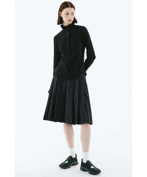 HeRIN.CYE(ヘリンドットサイ)の「flare half pants(その他パンツ・レディース・ブラック/チョコ・38/36)」の6枚目の写真