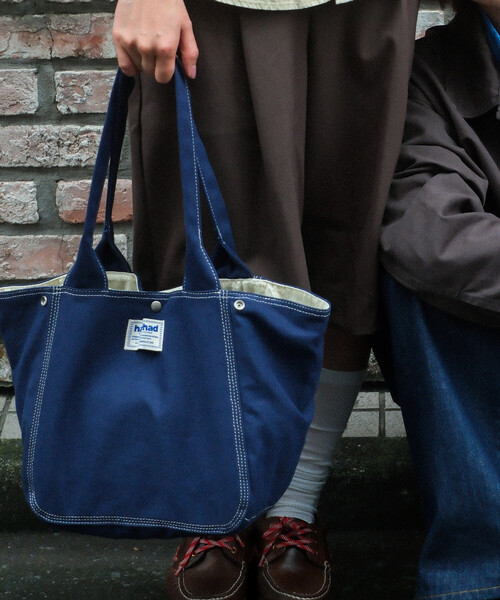 FREAK'S STORE(フリークスストア)の「havehad × FREAK'S STORE/ハブヘッド BAG チャーム付き トートバッグ(トートバッグ・レディース・ブラック/ネイビー/イエロー・フリ-)」の17枚目の写真