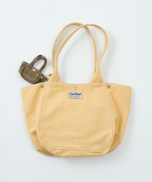 FREAK'S STORE(フリークスストア)の「havehad × FREAK'S STORE/ハブヘッド BAG チャーム付き トートバッグ(トートバッグ・レディース・ブラック/ネイビー/イエロー・フリ-)」の13枚目の写真