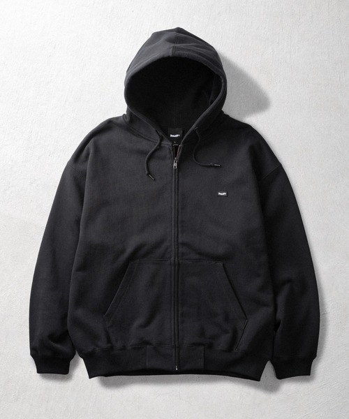 HUF(ハフ)の「huf eightynine FULL ZIP HOODIE(パーカー・メンズ・アッシュグレー/ブラック/オリーブ/ライトピンク・S/XL/L/M/XXL)」の2枚目の写真